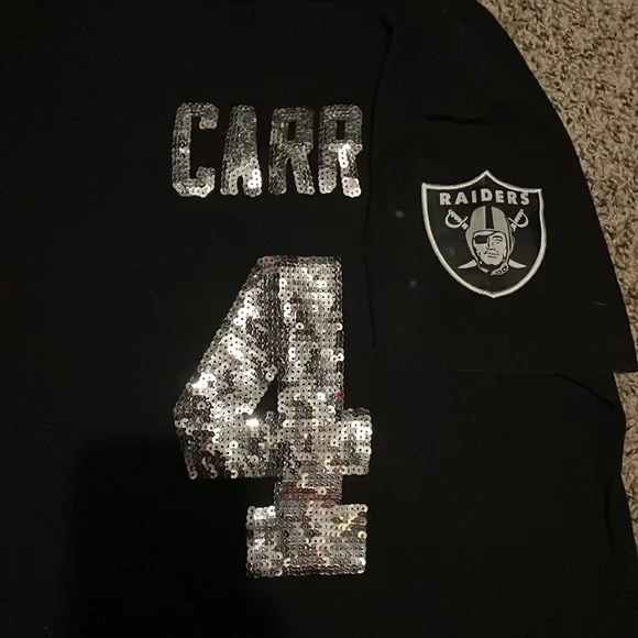 Raiders Carr #4 t-shirt - Picture 4 of 5